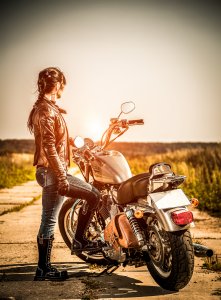 Photo of woman riding a motorcycle in WI | Online Therapy in WI | Synergy eTherapy